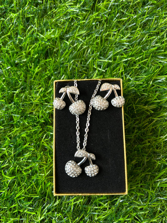 Set cherries Silver